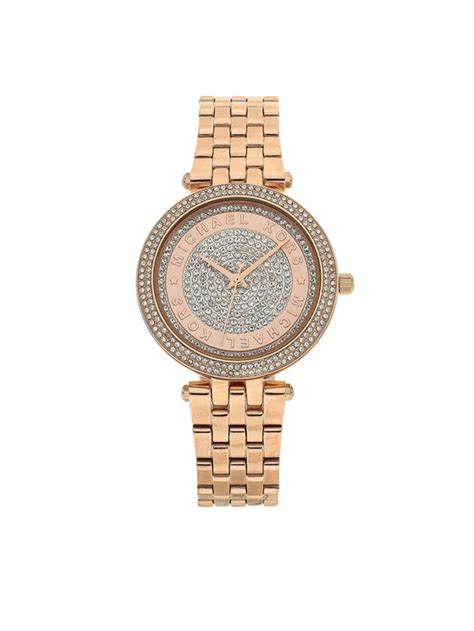 michael kors uhr schwarz rosegold darci kristall|michael kors darci watch.